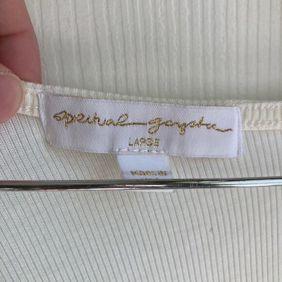 Spiritual Gangster Tara Snap Rib Thermal Crop - Picture 2 of 4